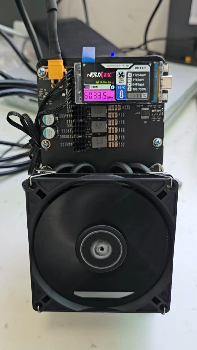 その他 ASIC Bitcoin Mining Device Amazon.com: NerdQaxe++ Rev6.1 6T Bitcoin Solo Miner, SHA-256 ASIC